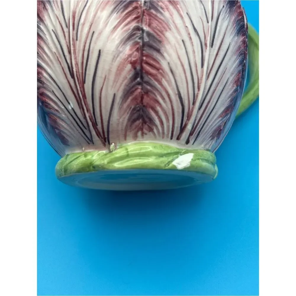 Vintage Mottahedeh Musee Des Arts Decoratifs Paris Flower Majolica Cup
